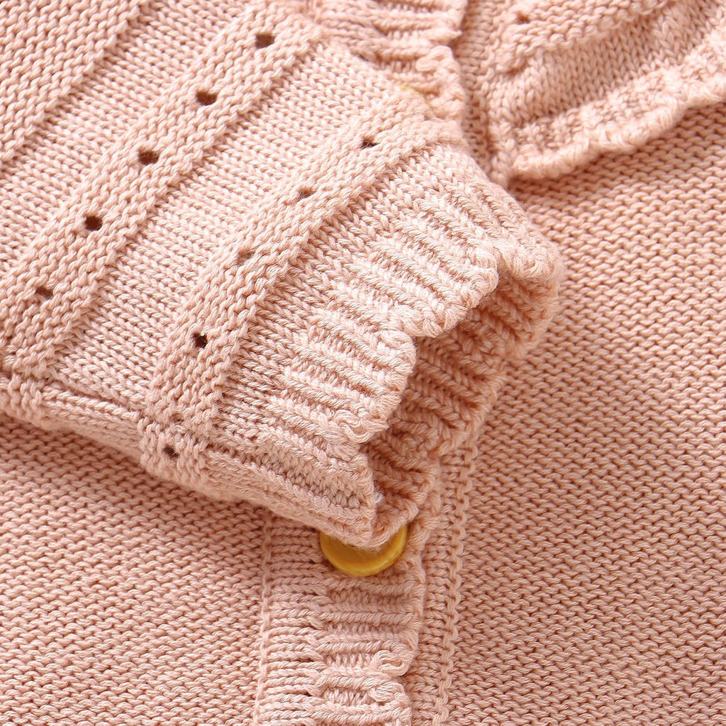 Baby Romper Cotton Knit Sweater Set