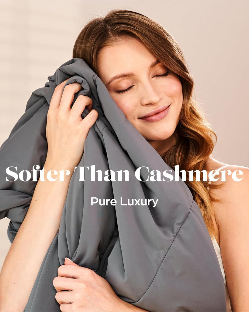 Cooling Comforter King/California King Size 106x96, Cooling Blanket for Hot Sleepers & Night Sweats, Breathable