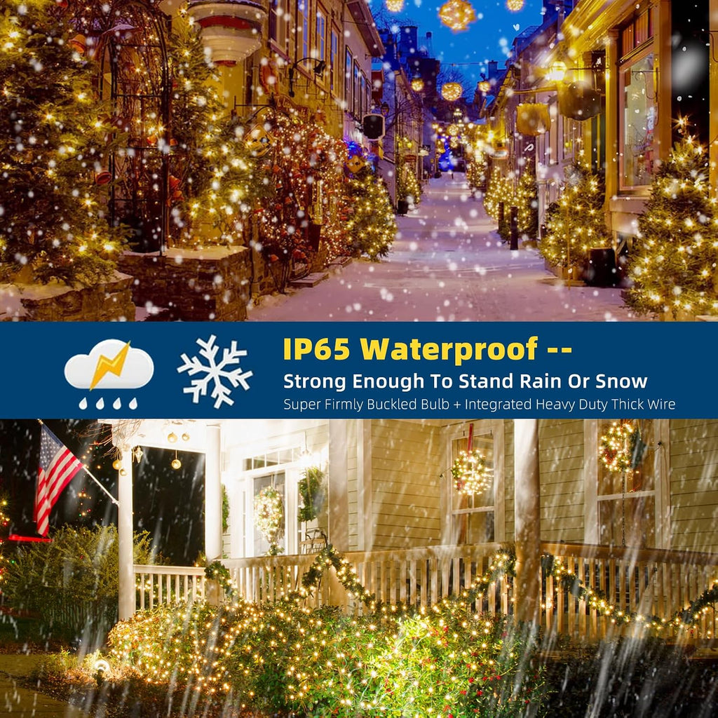 328FT 1000 LED Christmas Light Outdoor Indoor, Christmas Tree Light