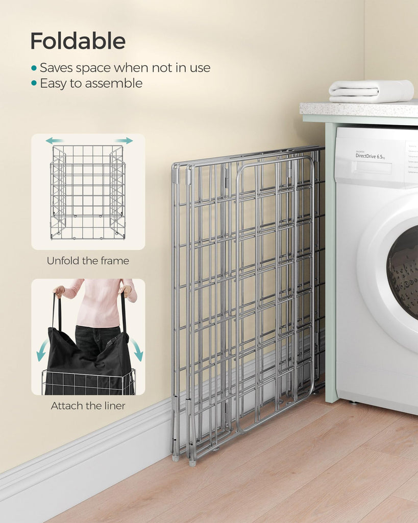 Laundry Hamper, Collapsible, 29 Gal. (110L)