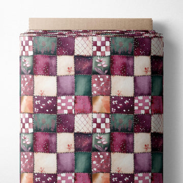 100% Cotton Fabric by the Yard - Turkish Quality Quilting & Sewing Fabric, 1 Yard x 1.69 Yards Wide, Patchwork Cotton
