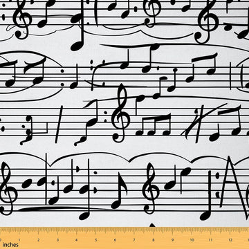 Music Musical Fabric By The Yard Decorative
