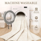 8x10 Washable Moroccan Geometric Area Rug, Ultra Thin Non-Slip Carpet for Living Room Bedroom