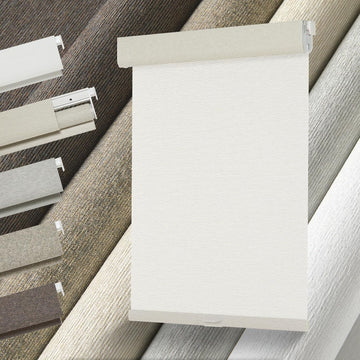 No Drill No Tools Light Filtering Roller Shades for Windows,Linen Fabric Cordless Roller Blinds,Custom Blinds for