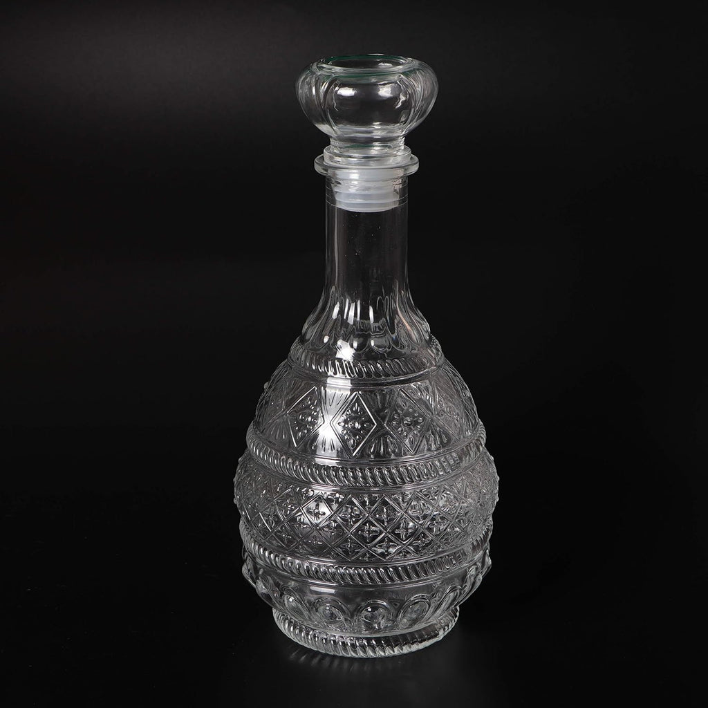 Liquor Decanter, Glass Spirits Decanter with Airtight Stopper, Whiskey Vodka Bourbon Decanter Bottle for Gift, Home