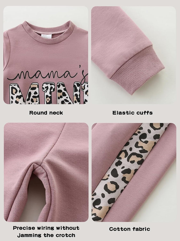 Toddler Baby Girl Clothes Fall Winter Sweatshirt Pants Outfits Set