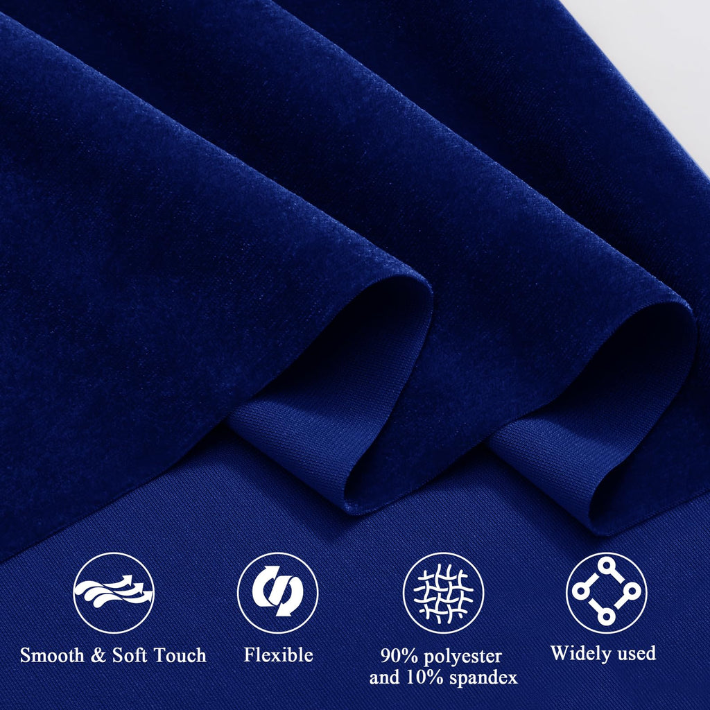 5 Yards Royal Blue Velvet Fabric 63 Inch Wide
