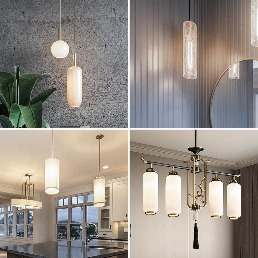 3000K Warm White Light Bulbs E26 Base, T10 T9 Edison Bulbs Dimmable 8W, AC 120V 100 Watt Equal Filament