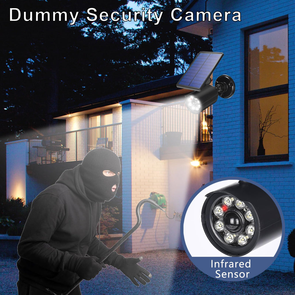 Solar Lights Outdoor Motion Sensor Flood Lights IP67 Waterproof Security Spot Lights for Yard Garden Patio 2