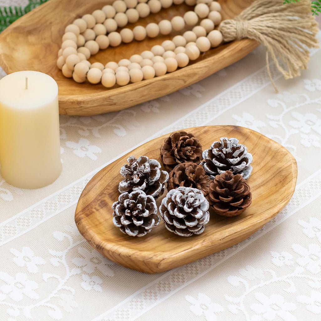 Root Wood Dish, Party Platter and Tray for Sandwich Bread Serving, appetizer display, Vintage ring dish, Hand Carved