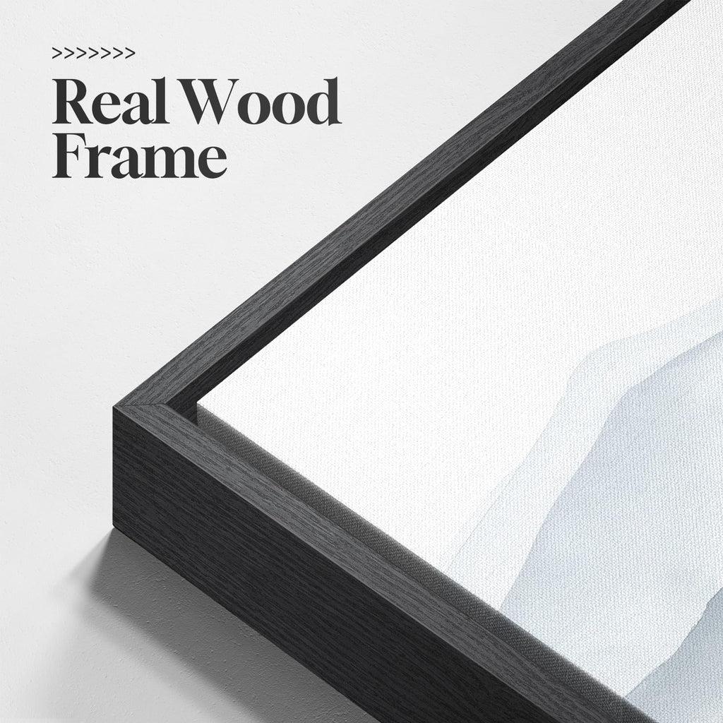 Large Framed Landscape Wall Art, Mountain Print, 24x36 Inch