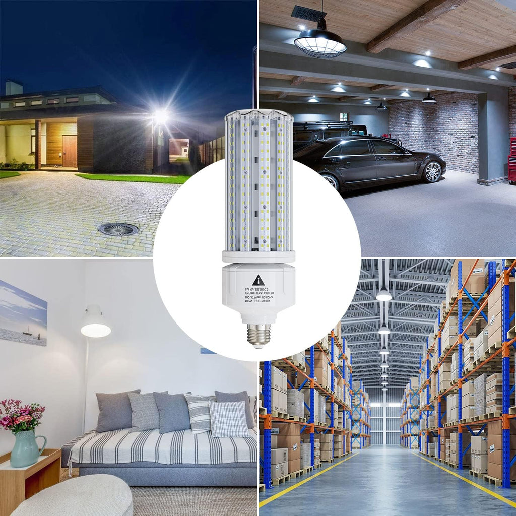 ZP LED Corn Light Bulb 100W Super Bright 15000lm 5000k E26 /E39 Led Corn Bulb, 1000W Equivalent CFL Metal Halogen HID