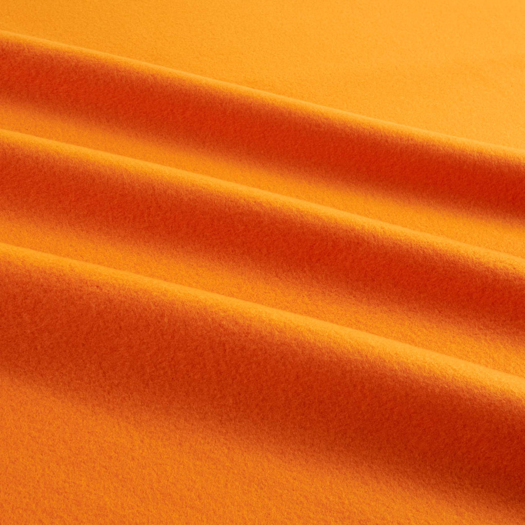 Polar Fleece Orange, Fabric by the Yard