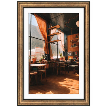 13x19 Dark Gold Brown Photo Frame Mat for 11x17 Real Glass
