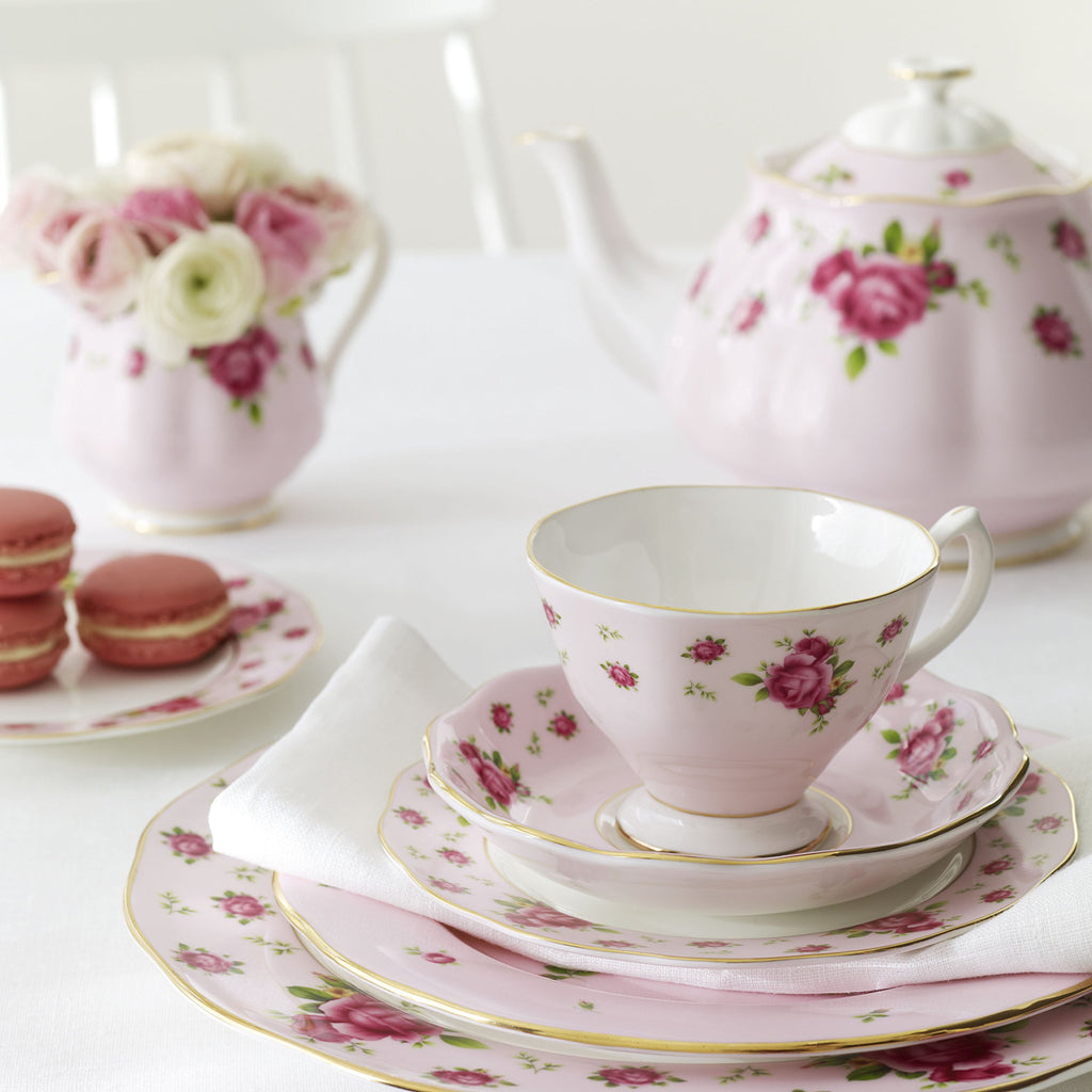 Albert New Country Roses Pink 5-Piece Place Setting
