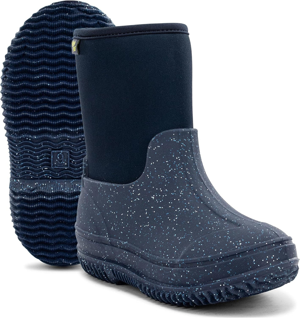 Kids Freestyle Neoprene Outdoor Boot, Lightweight, Kid Friendly for Boys and Girls Waterproof Boot for Rain, Mud