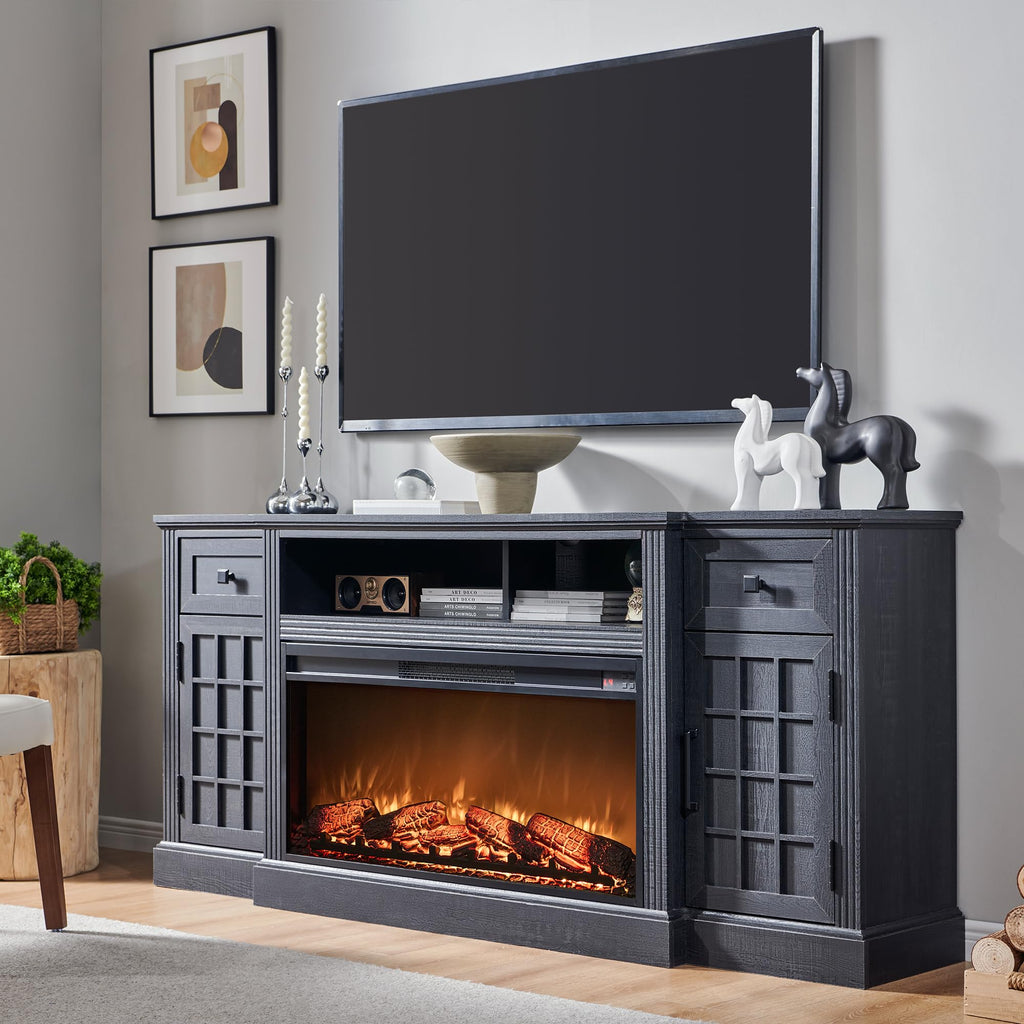 Farmhouse 70" for 80" TV, Black