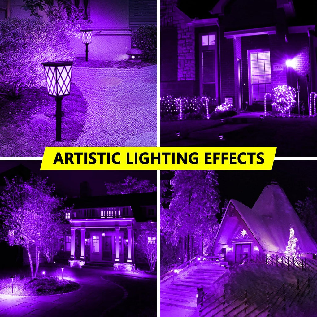 LED A19 Purple Light Bulb, 9W Purple LED Light Replace Up to 100W, E26 Base AC120V Dimmable Colored Light Bulb