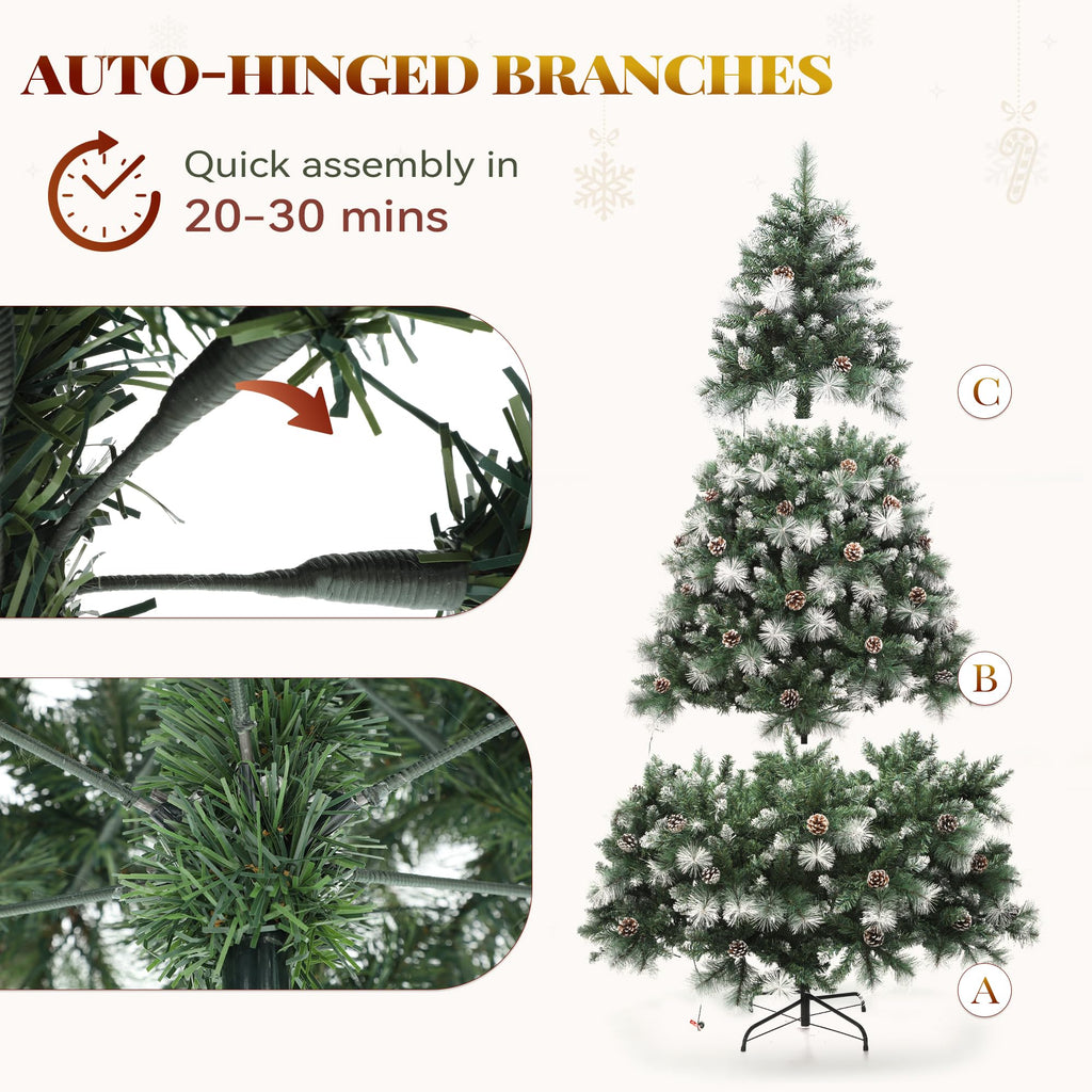 6ft Prelit Scotch Pine Christmas Tree with Remote Control