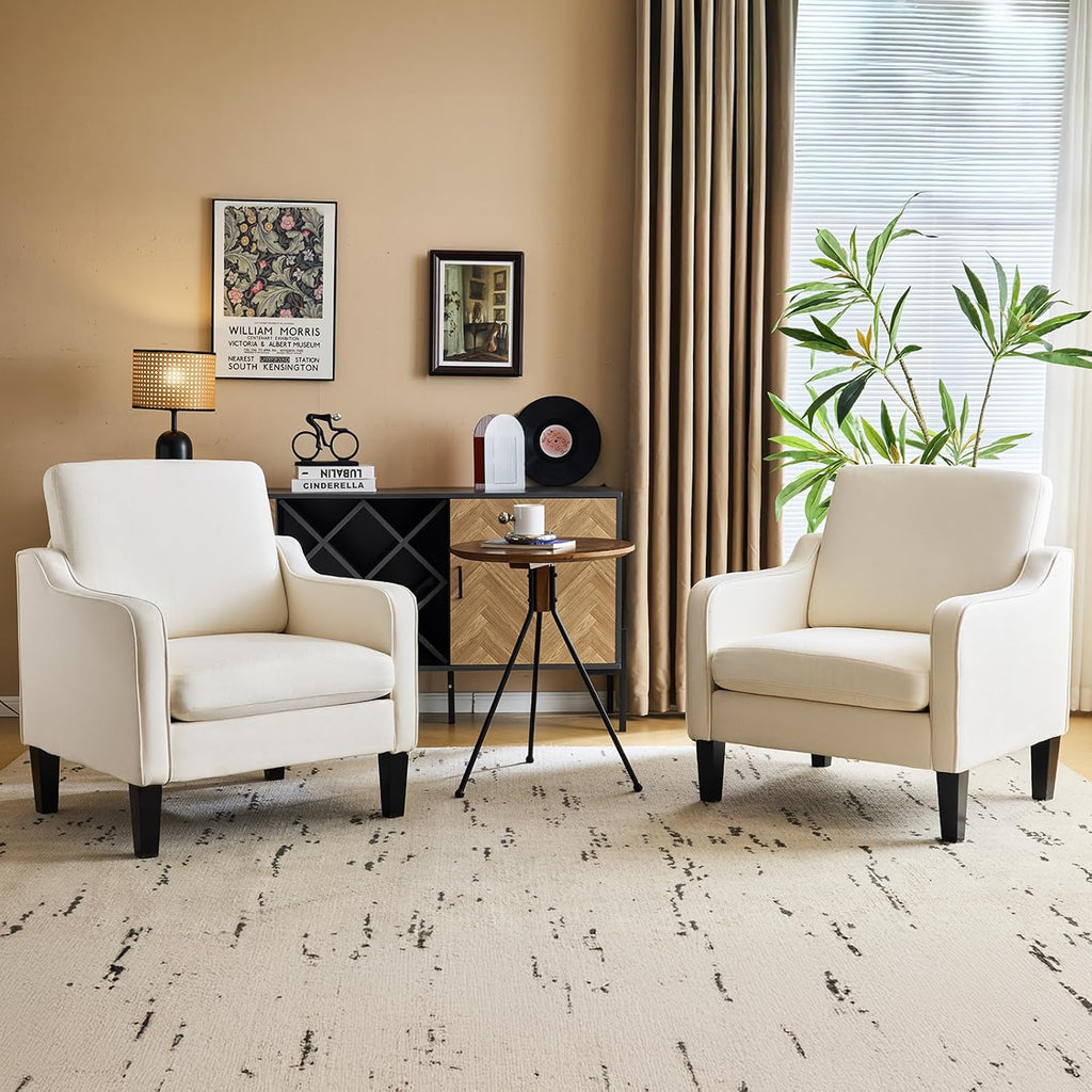 Small Couch Sofa 71" Comfy Couches for Living Room Beige 3 Seat Sofa Couch Mid Century Modern Sofa Furniture Couches