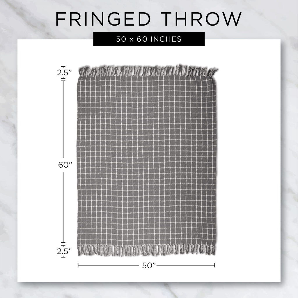 Woven Throw Collection 100% Cotton, Basketweave, 50x60, Pumpkin Spice