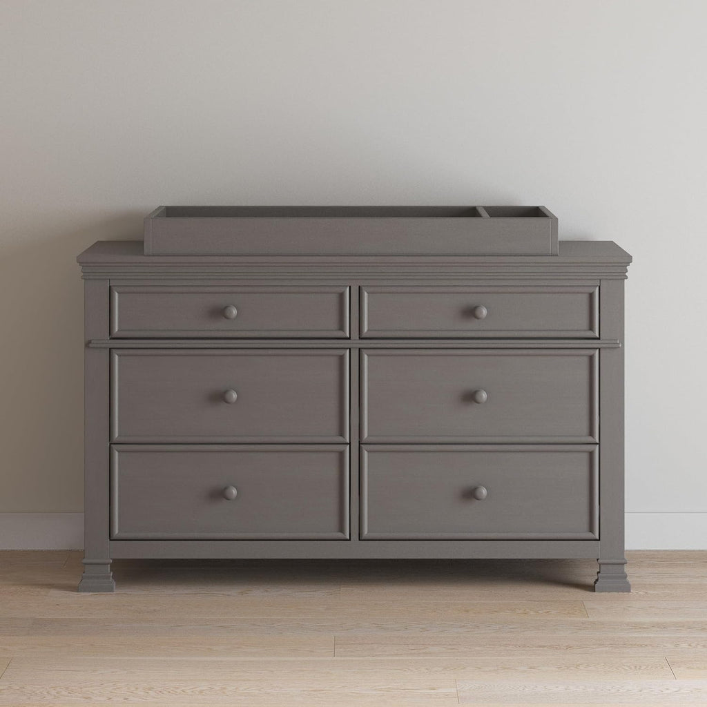 Westgate Changing Table Topper for Double Dresser, Chelsea Gray