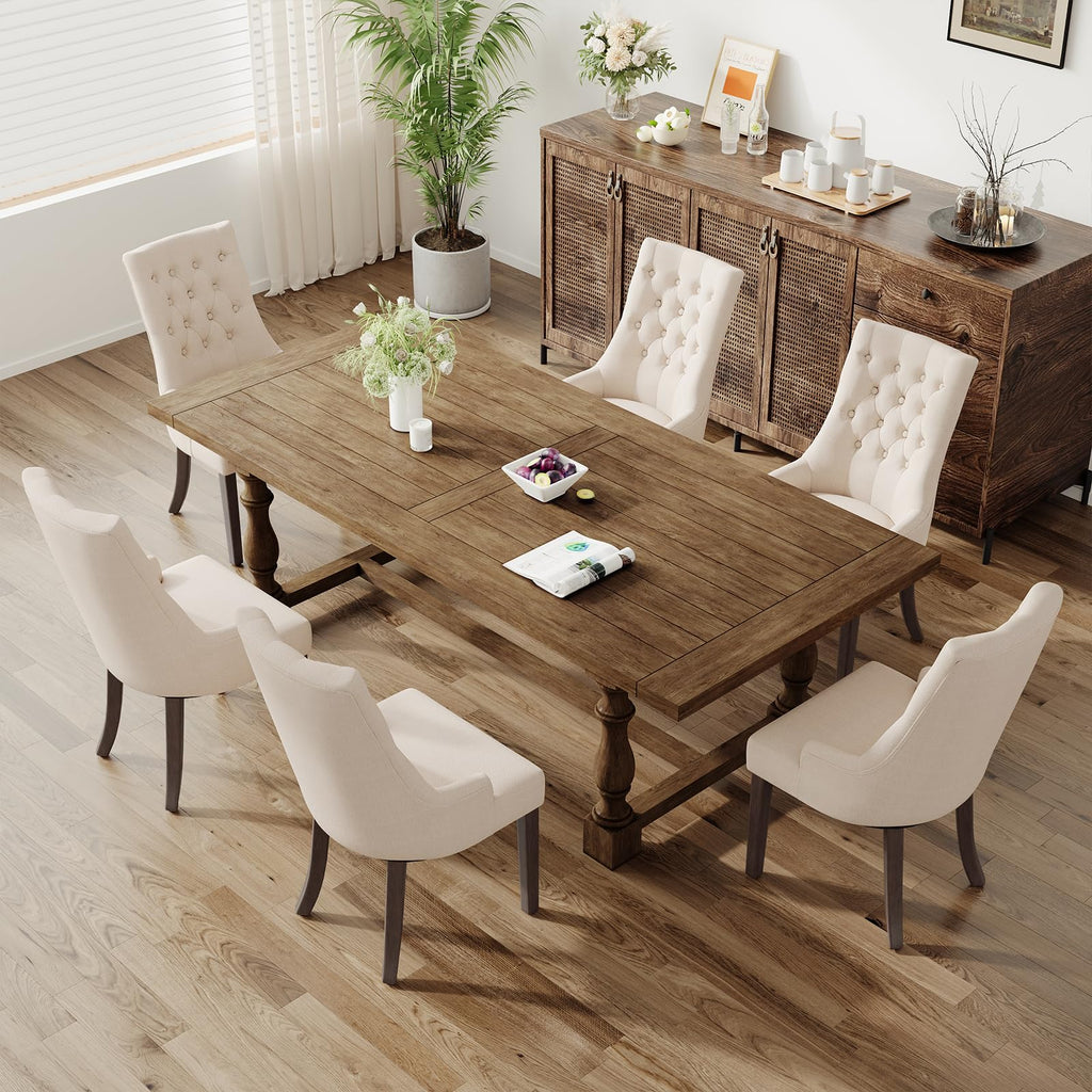 Wingback Set of 6, Beige