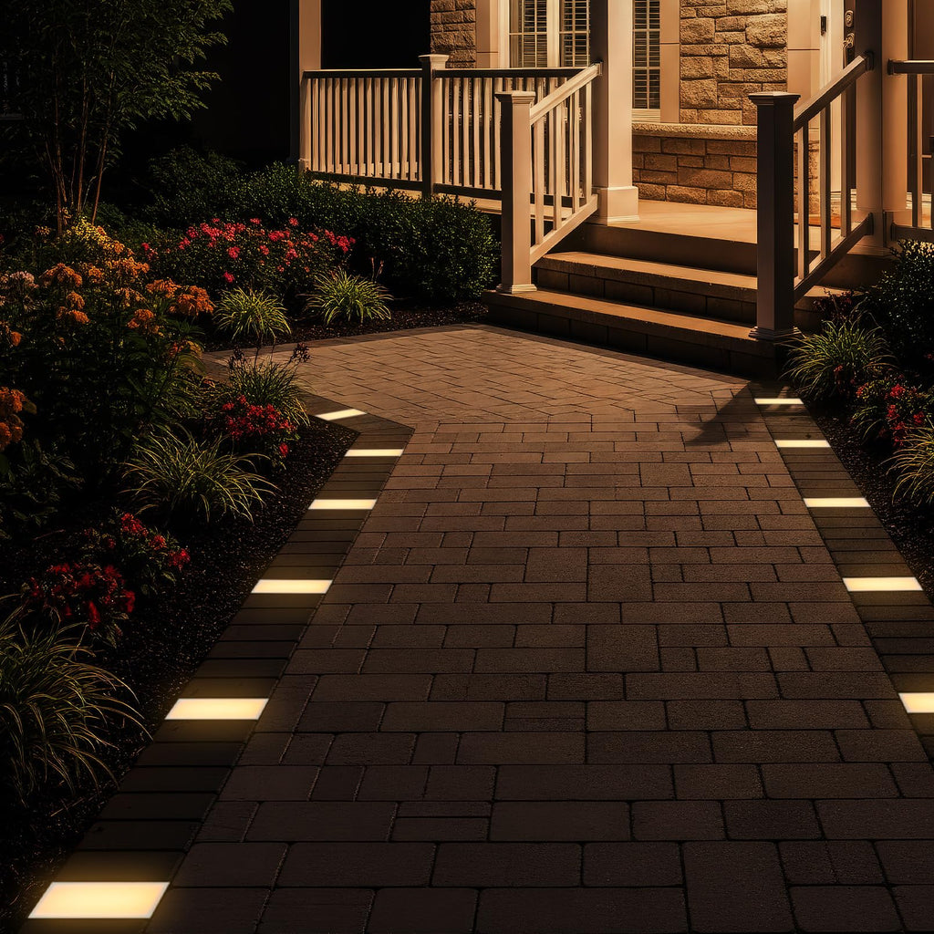 5CCT Paver Light, 4x8 Inch Low Voltage LED Landscape Light