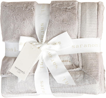 Luxury Receiving Blankets for Babies | Ultra-Soft Lush and Boutique Quality Baby Blanket | Feather - 40" x 30"