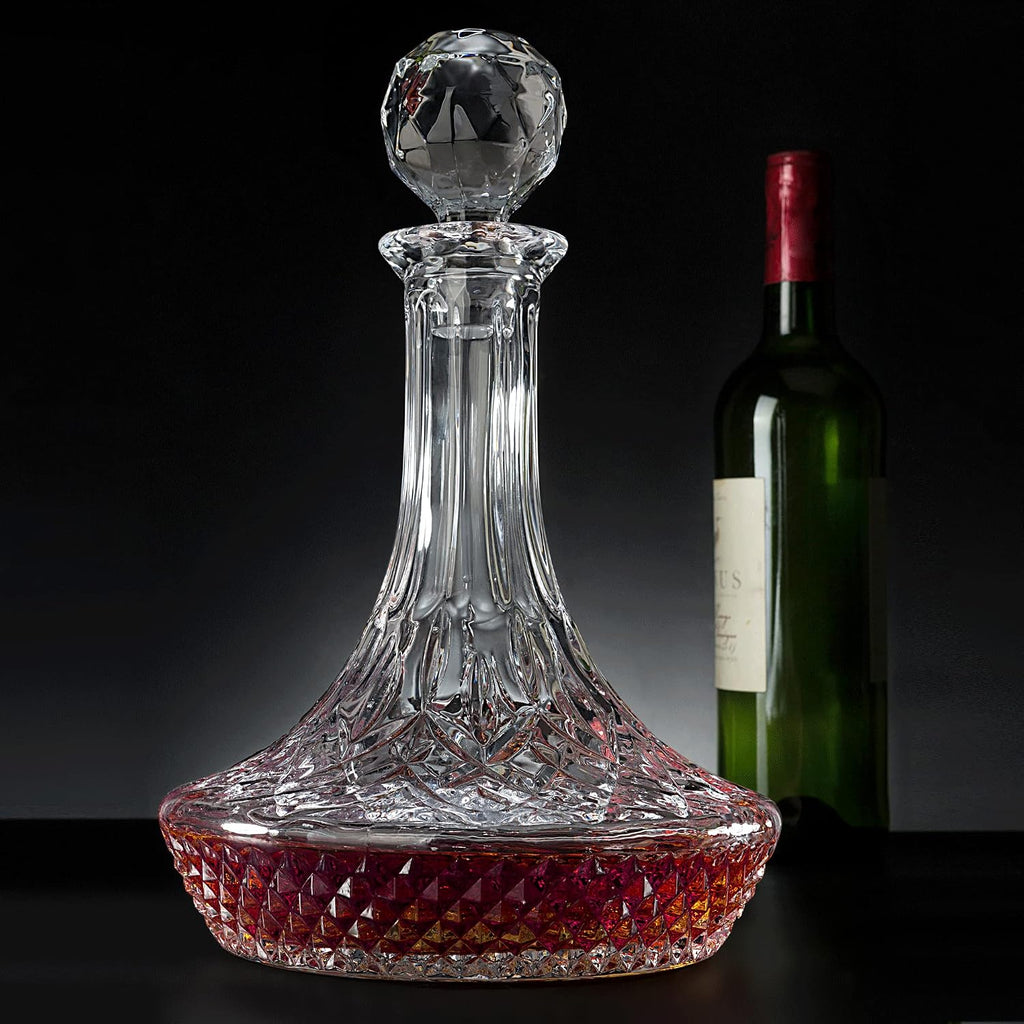 Wine Decanter Carafe Crystal Liquor Wine Pitcher with Stopper