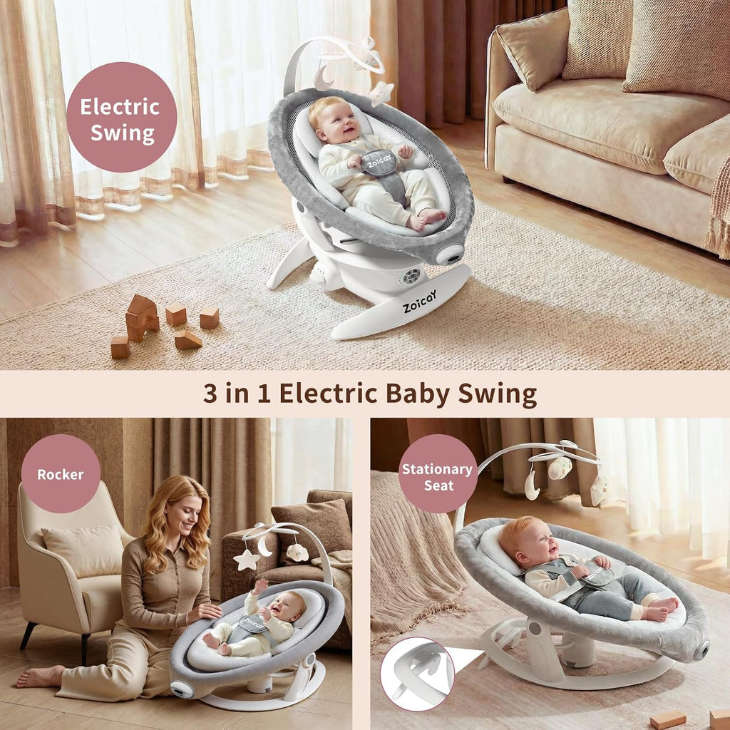 Swing Electric in-1, Motion Detection, Vibration & 360° Rotation