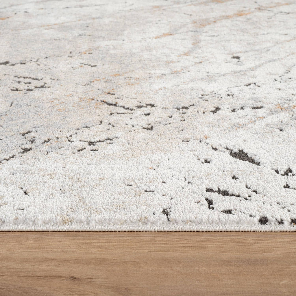 Modern Abstract Marble Area Rug Beige/Gray