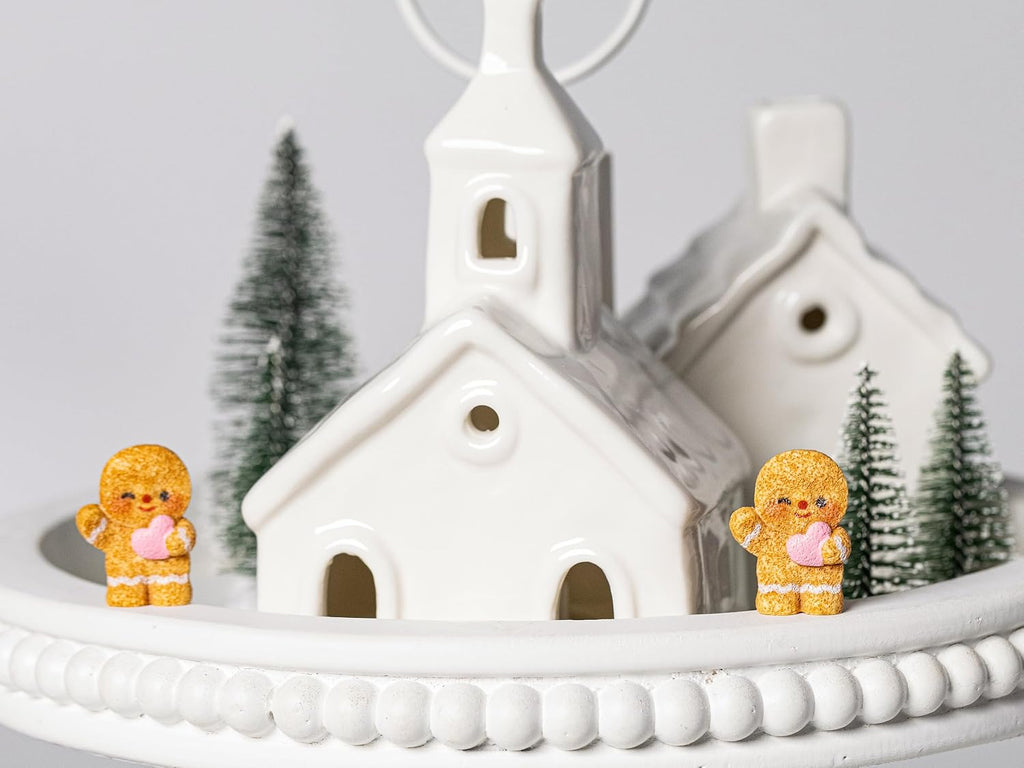 Christmas Decorations Indoor - 15PCS Christmas Village Set