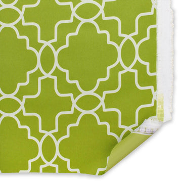 Printed Canvas Fabric Waterproof Outdoor 60" Wide 600 Denier Sold by The Yard (Green Trellis)