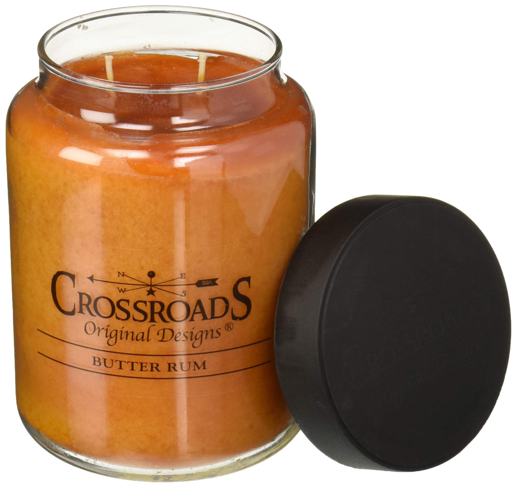 Butter Rum Scented 2-Wick Candle, 26 Ounce