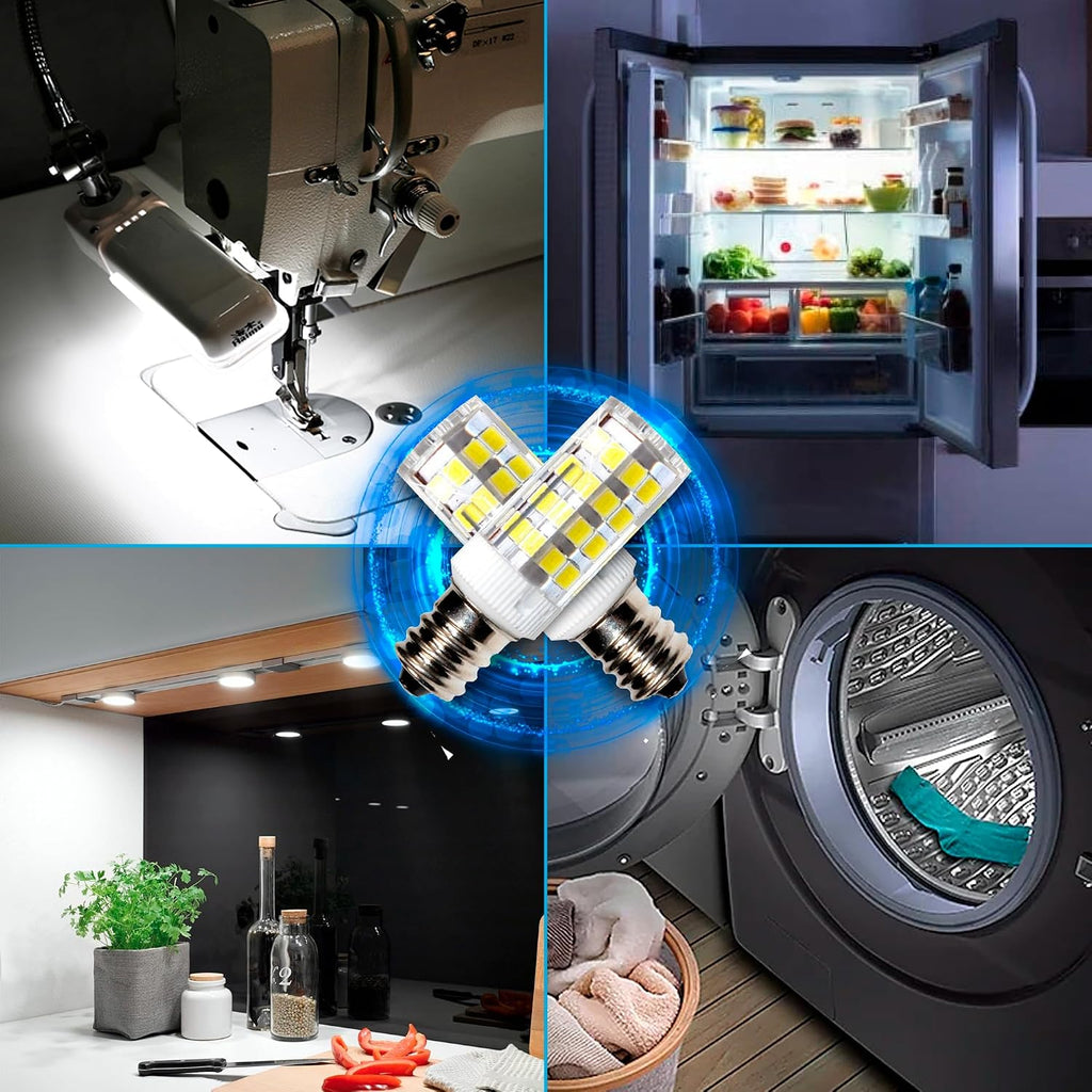 110V E17 Dimmable LED Light Bulb Cool White Compatible with LG 6912W1Z004B Microwave Light Bulb Replacement