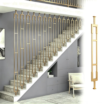Indoor Stair to Ceiling Railing Kits, Strong Baluster Posts
