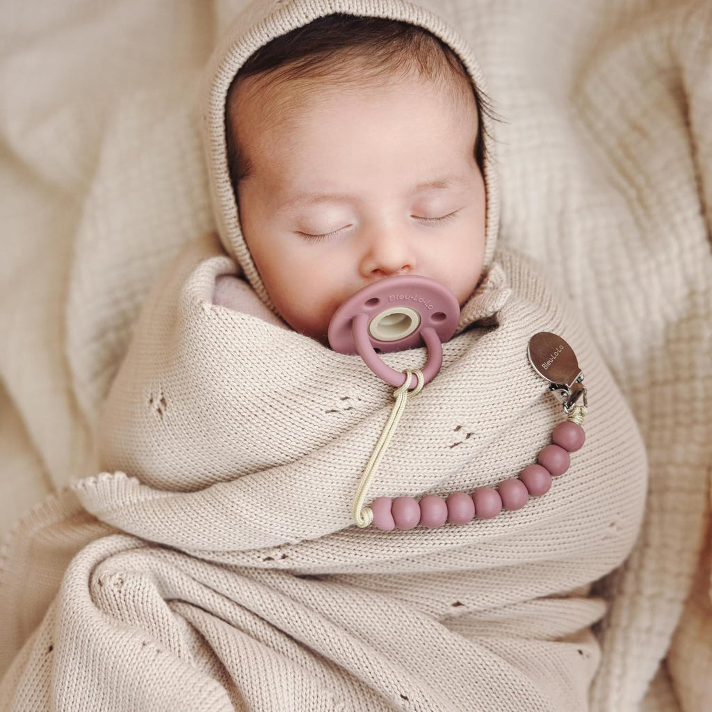 100% Luxury Organic Cotton Pointelle Knit Baby Quilt Blanket - Refined Lightweight Heirloom Nursery Essential