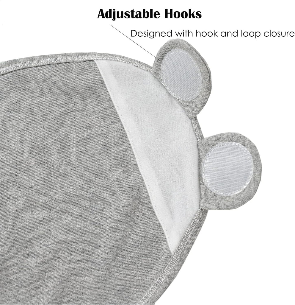 Swaddle Pack - Ultra Soft & Breathable 100% Cotton Newborn Swaddle Blanket, 0-6 Months Baby Sleep Sack, Ergonomic