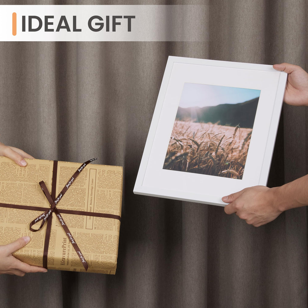 11x14 Picture Frame, Gallery Wall Frames Set of 5, White