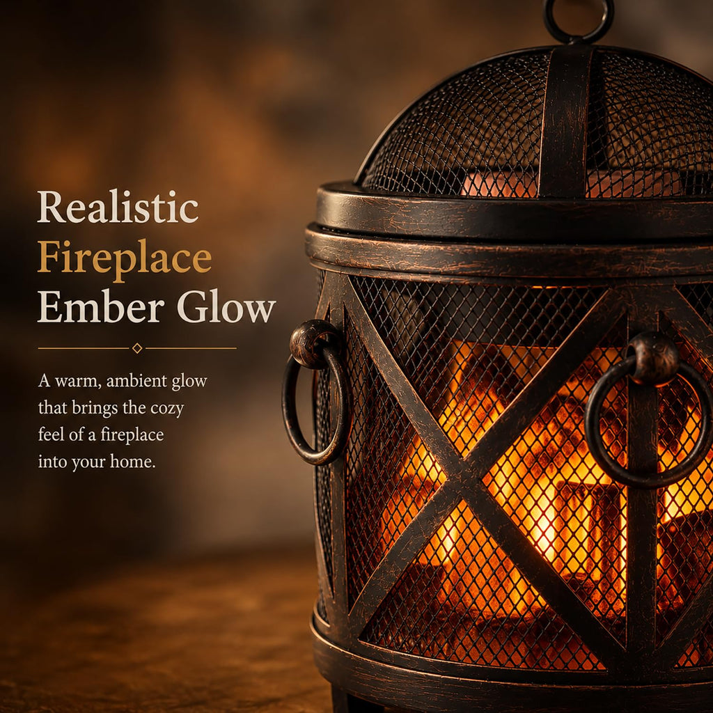 Wax Melt Warmer, 4-in-1 Electric Wax Melter, Oil Burner, Fireplace Wax Warmers, Bedroom Aromatherapy Present and