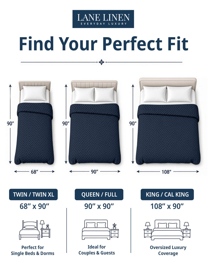 Soft Blanket, 350 GSM 100% Cotton Medium Weight