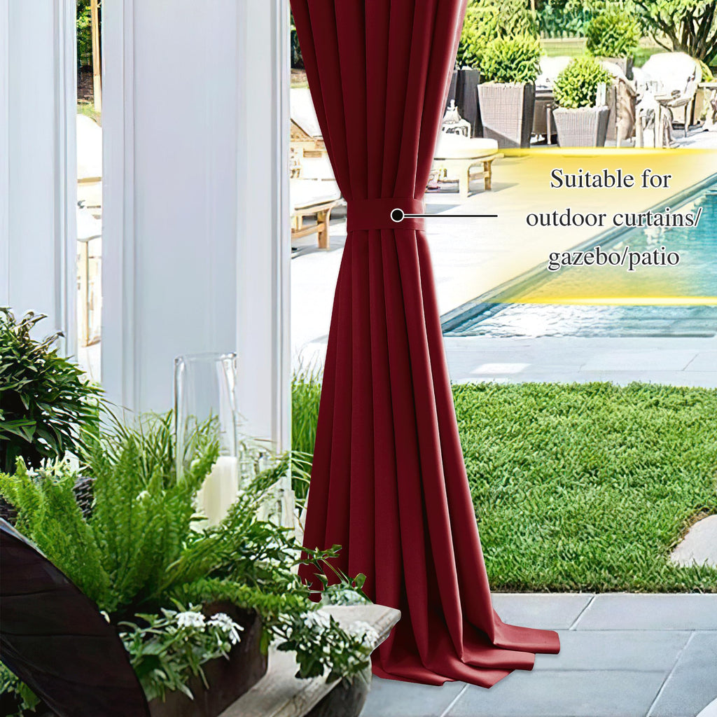 Magnetic Curtain Tiebacks - Modern Unique Upgraded Design Decorative Drape Tie Backs Holder for Window Draperies, No