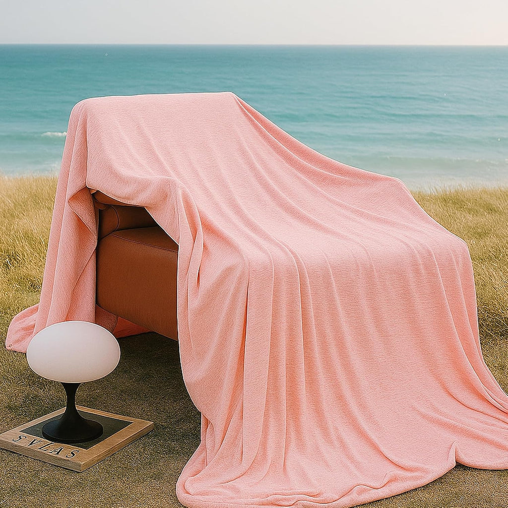 Cooling Blanket King Size, Pink Summer Blanket for Hot Sleeper and Night Sweats, Lightweight Soft Q-Max>0.4 Arc-Chill