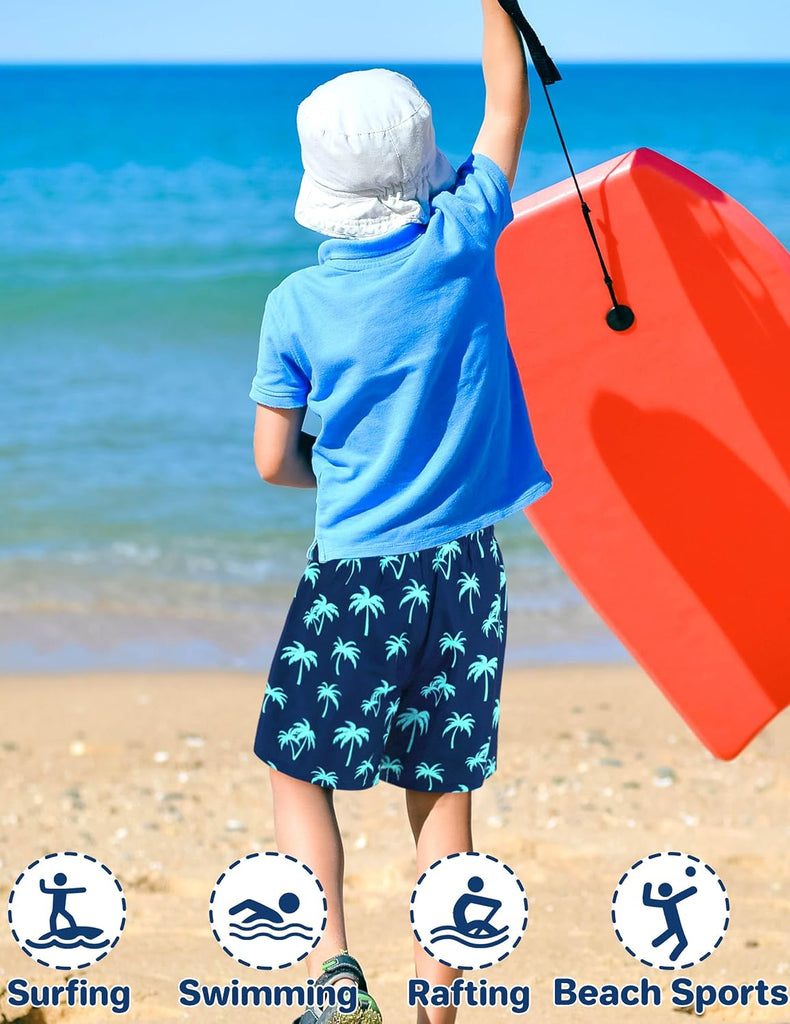 Boys Swim Trunks with Compression Liner Kids Swimsuits Boys Bathing Suit Quick Dry Boy Swimsuit Kids Swimming Trunks