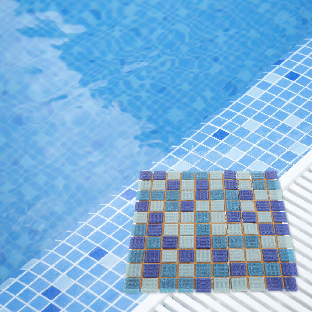 Ceramic Pool Mosaic Tile for Curved Surfaces and Wet Areas