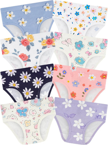 Underwear, Soft Cotton Tagless Breathable Panties, Pack, 18M