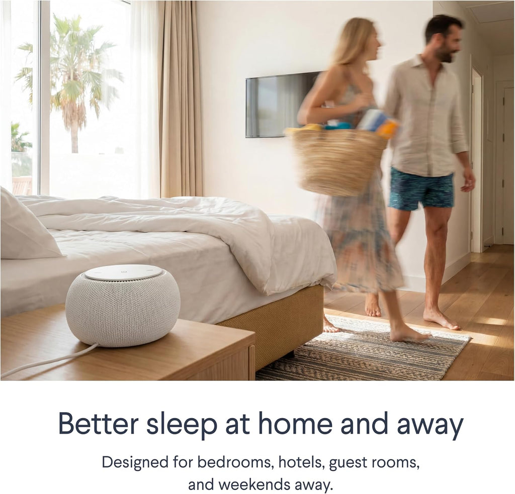 Pro Smart White Noise Sound Machine, Real Fan Inside for Sleeping