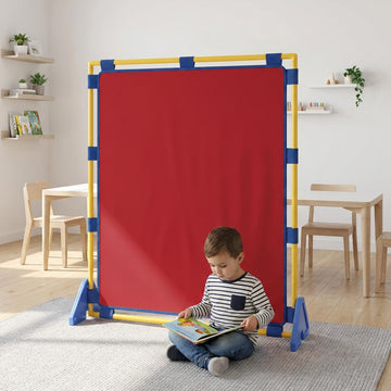PlayPanel Room Divider 59.5" x 47.5", Red