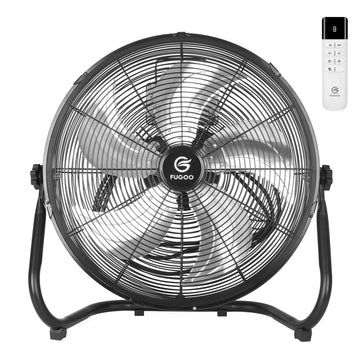 18 Inch Quiet High Velocity Floor Fan, 4000 CFM, BLDC, 8 Speeds, ETL